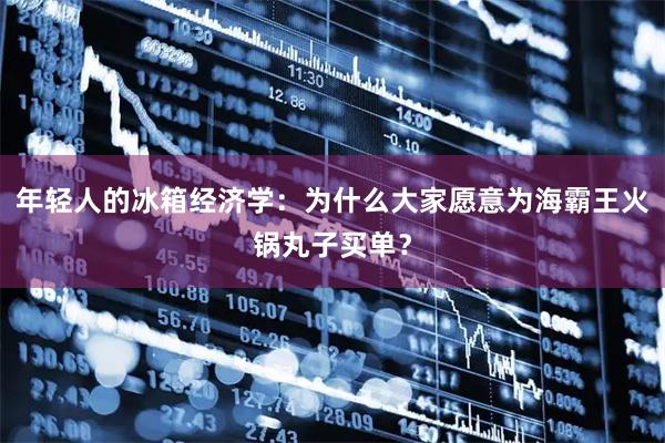 年轻人的冰箱经济学：为什么大家愿意为海霸王火锅丸子买单？