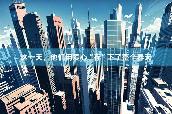 这一天，他们用爱心“存”下了整个春天