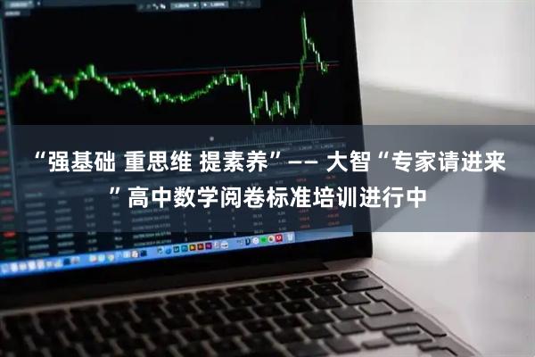 “强基础 重思维 提素养”—— 大智“专家请进来”高中数学阅卷标准培训进行中